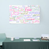Inspirerend bemoedigende woorden spandoek (Beurs)