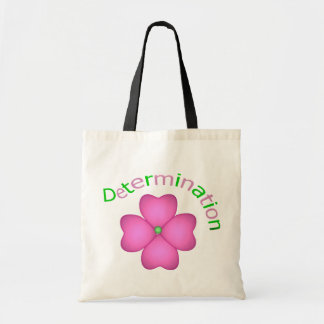 Inspirerend bepaling van de aanjager tote bag