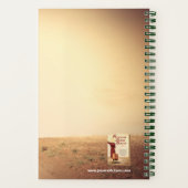 Inspirerend bericht, schrijvend journaal notitieboek (Achterkant)