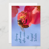 Inspirerend bericht van lente (Voorkant / Achterkant)