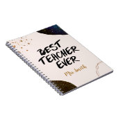 Inspirerend beste leraar ooit notitieboek (Rechterzijde)