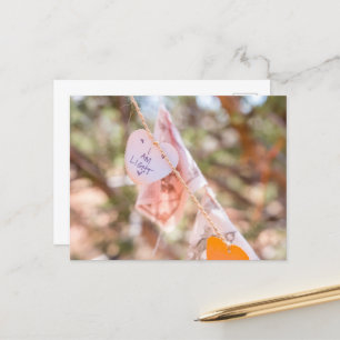 Inspirerend bevestiging briefkaart