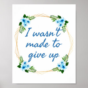 inspirerend beweringen voor succes poster