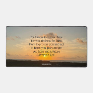 Inspirerend Bijbel Verse Jeremiah 29:11 Sunrise Bureaumat