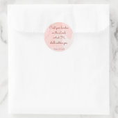 Inspirerend bijbel Verse Psalm 55 Ronde Sticker (Tas)