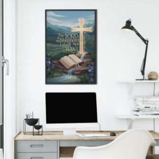 Inspirerend Bijbelcitaat Poster – Psalmen Perfect Poster