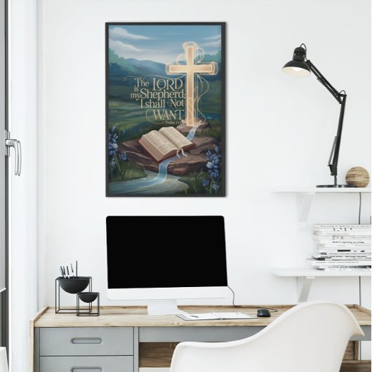 Inspirerend Bijbelcitaat Poster – Psalmen Perfect Poster