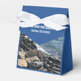Inspirerend Bijbelgolven van het Zee Blauw Bedankdoosjes