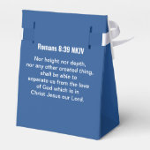 Inspirerend Bijbelgolven van het Zee Blauw Bedankdoosjes (Achterkant)