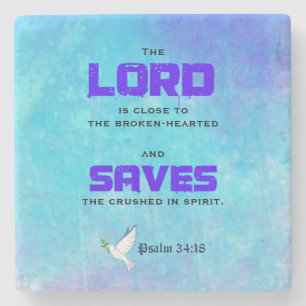 Inspirerend bijbelprijsopgave: 34:18 stenen onderzetter