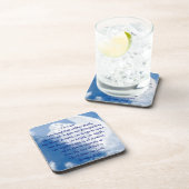 Inspirerend Bijbelsscriptie Christus Jezus Bier Onderzetter (Rechterzijde)