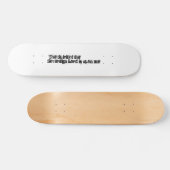 Inspirerend Bijbeltekst voor oude typografie Skateboard (Horizontaal)