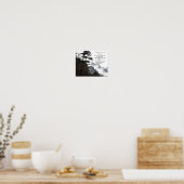 Inspirerend bijbelvers uit de Bijbel Isaiah Poster (Keuken)