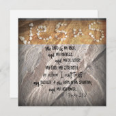 Inspirerend Bijbelverse psalms (Voorkant / Achterkant)