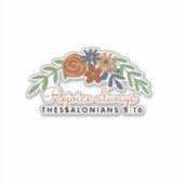 Inspirerend bijbelverzen Stickers (Voorkant)