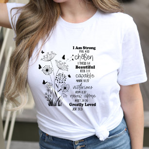 Inspirerend Bijbelverzen Vrouwen T-shirt