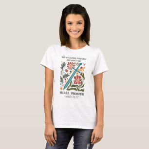 Inspirerend Bijbelverzen Wildflower T-shirt