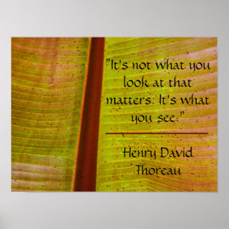 Inspirerend blad poster