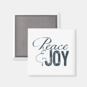 Inspirerend Blauwe Vrede en Blijdschap Magneet (Voorkant / Achterkant)