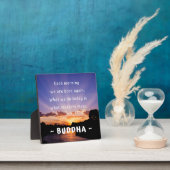 Inspirerend Boeddha Morning Quote Fotoplaat (Insitu)