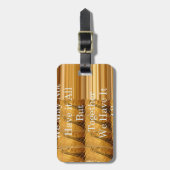 Inspirerend boodschap met African Wildlife Design Bagagelabel (Voorkant verticaal)