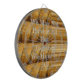 Inspirerend boodschap met African Wildlife Design Dartbord (Voorkant Links)