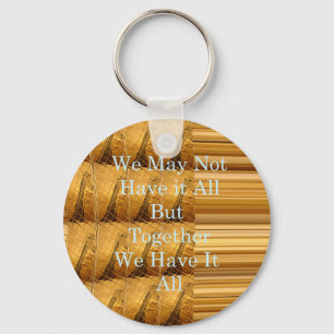 Inspirerend boodschap met African Wildlife Design Sleutelhanger