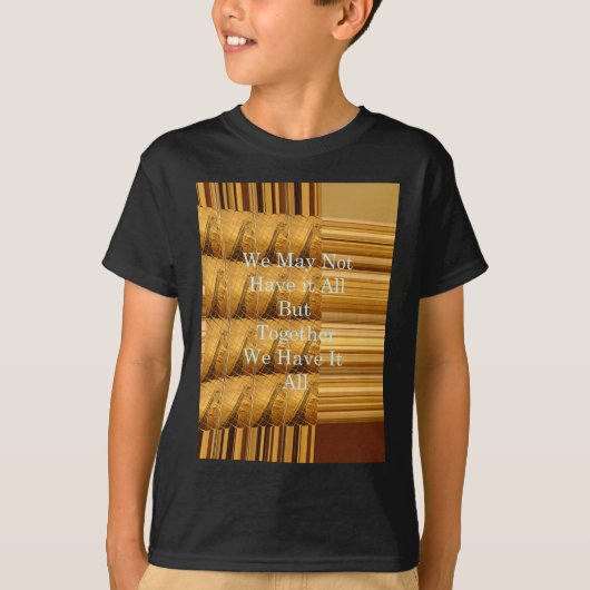 Inspirerend boodschap met African Wildlife Design T-shirt (Voorkant)