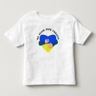 Inspirerend boodschap We staan voor Oekraïne Kinder Shirts