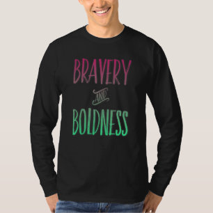 Inspirerend Bravery Graphic Bold Shadow Apparel T-shirt