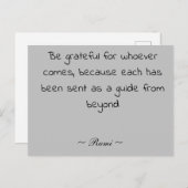 Inspirerend Briefkaart (Voorkant / Achterkant)