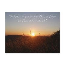 Inspirerend Briefkaart | 2 Timotheüs 1; 7