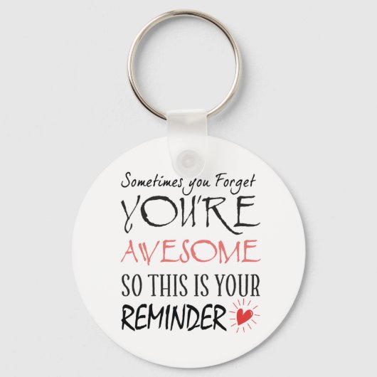 Inspirerend Cadeau voor vrouwen Sleutelhanger (Voorkant)