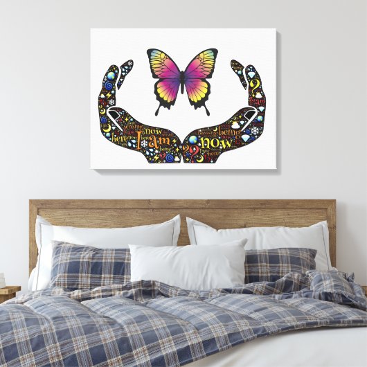 Inspirerend Canvas Afdruk (Insitu (Slaapkamer))