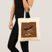 Inspirerend canvas tas met geschrift (Voorkant (product))