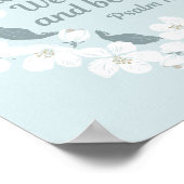 Inspirerend Christelijk Psalm 118:24 Poster (Hoek)