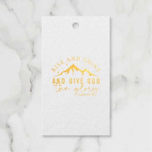 Inspirerend Christelijk Wenskaart Cadeaulabels (Voorkant)