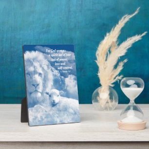 Inspirerend Christelijke Bijbelvergen voor Sterkte Fotoplaat