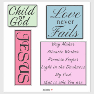 Inspirerend Christelijke offertes Sticker