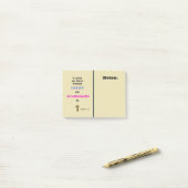 Inspirerend Christelijke Scriptgrafie Post-it® Notes (Op bureau)