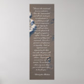 Inspirerend Christopher Hitchens Bathroom Poster (Voorkant)