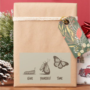 Inspirerend citaat cadeau motivatie geestelijke ge rechthoekige sticker