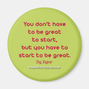 Inspirerend Citaat Fridge Magnet Magneet