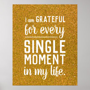 Inspirerend citaat I Am Verklaringen Motivatie Poster