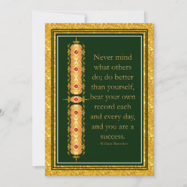 Inspirerend citaat in elegant decoratief ontwerp