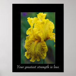Inspirerend Citaat Iris Bloem Poster