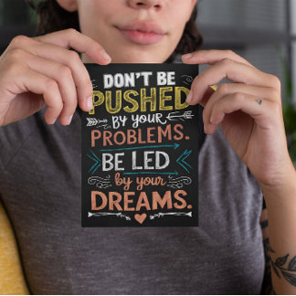 Inspirerend citaat: Laat u niet dwingen door uw Briefkaart