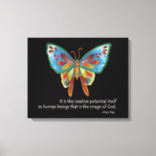 Inspirerend Citaat met de Druk van het Canvas van  Afdruk