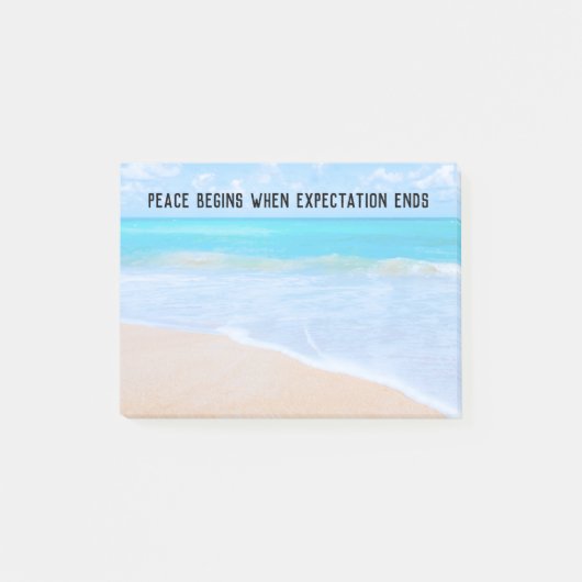 Inspirerend Citaat met Tropische Kiekenscène Post-it® Notes (Voorkant)