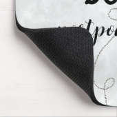 Inspirerend citaat met vlinder muismat (Hoek)